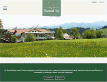 Tablet Screenshot of hanusel-hof.de